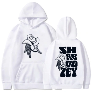 Beyaz Unisex Shaboozey Bar Şarkısı Kapüşonlular Bar Hükümlü Retro Sudaderas Hombre Grafik