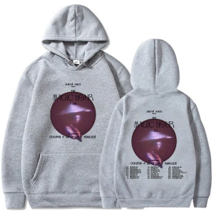 Beyaz Unisex Sihirli saat turu Jhene Aiko kapüşonlu Hip dera Hip Hop Street