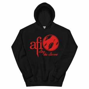 Beyaz Unisex SING THE SORROW Kapüşonlular AFI Band Grunge Modaek Kapşonlu Gr