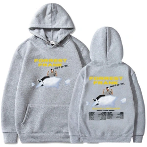 Beyaz Unisex Tanrı turu grafik Frank Frank şarkıcı çocuk baskı kapüşonlu giyim ra