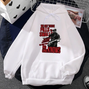 Beyaz Unisex Taş yaş Moletom Streetwear Hip Hop Queens Masculino Masculino Cas