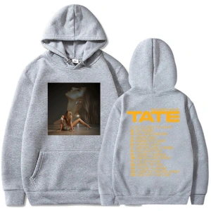 Beyaz Unisex Tate McRae Ne Kadar Yakın Albüm Yeni Moda Şarkıcı Grafik Ropa Hombr