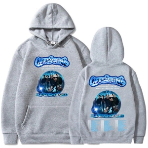 Beyaz Unisex The Offspring: 25te Dünya Çapında Süperşarjlı Kapüşonlular Giyim Kapşonlu Uzun K