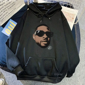 Beyaz Unisex Usher COMING HOME Hoody yeni albüm grafik baskı ile kapşonlu rahat erkekle