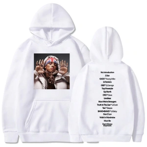 Beyaz Unisex WILD WEST Tour 2025 Central Cee CANT RUSH GREATNESS Album Sweatshirts Hip Hop Fashio