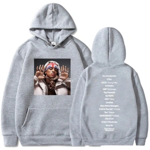 Beyaz Unisex WILD WEST Tour 2025 Central Cee CANT RUSH GREATNESS Album Sweatshirts Hip Hop Fashio