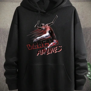 Beyaz Vargas Baskılı Oversize Kapuşonlu Unisex Sweatshirt Bsgvargas