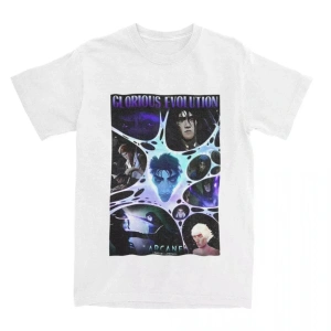 Beyaz VIKTOR Arcane anime japonya Anime baskı Harajuku Tee