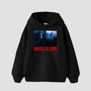 Billie Eilish Baskılı Oversize Unisex Beyaz