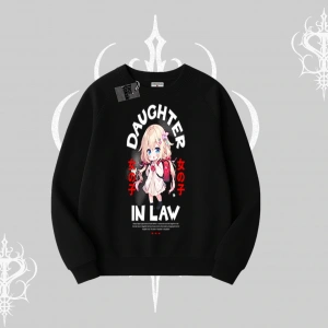 Biskilet Sweatshirt Anime Girl Daughter In Law Baskılı