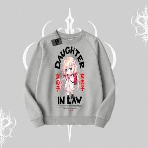 Biskilet Sweatshirt Anime Girl Daughter In Law Baskılı