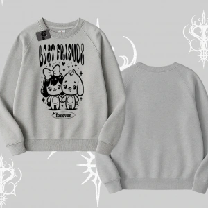 Biskilet Sweatshirt Best Friends Forever Baskılı Sevimli Tasarım