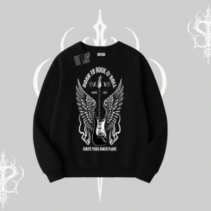 Biskilet Sweatshirt Born to Rock Eternal Flame Legacy