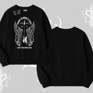 Biskilet Sweatshirt Born to Rock Eternal Flame Legacy