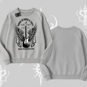 Biskilet Sweatshirt Born to Rock Eternal Flame Legacy