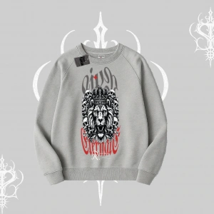 Biskilet Sweatshirt Crowned Lion Rock Authority Myth