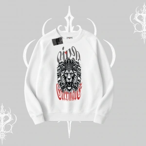 Biskilet Sweatshirt Crowned Lion Rock Authority Myth