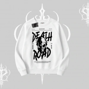 Biskilet Sweatshirt Death Road Memento Mori Street Manifest