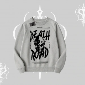 Biskilet Sweatshirt Death Road Memento Mori Street Manifest