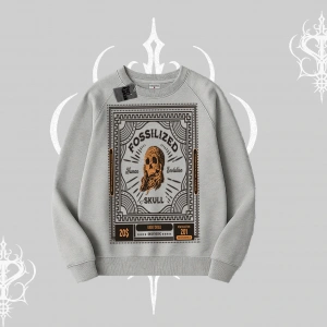 Biskilet Sweatshirt Fossilized Skull Underground Archive