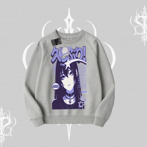 Biskilet Sweatshirt Neo Tokyo Girl Y2K Street Anime Aesthetic