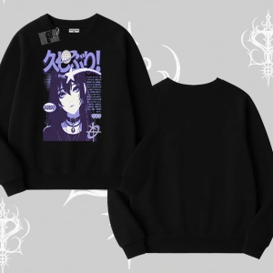 Biskilet Sweatshirt Neo Tokyo Girl Y2K Street Anime Aesthetic