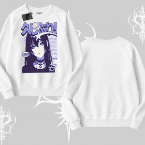 Biskilet Sweatshirt Neo Tokyo Girl Y2K Street Anime Aesthetic