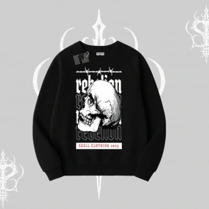 Biskilet Sweatshirt Rebellion Skull Underground Street Legacy