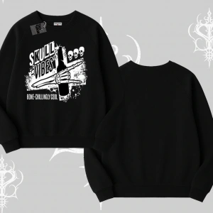 Biskilet Sweatshirt Skull Impact Bone Chilling Street Icon