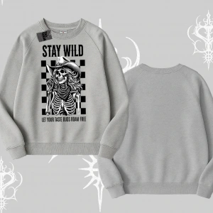 Biskilet Sweatshirt Stay Wild Rock Spirit Urban Riot