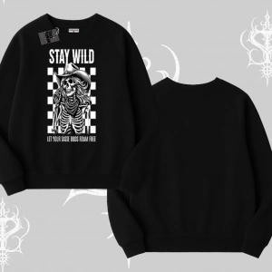 Biskilet Sweatshirt Stay Wild Rock Spirit Urban Riot