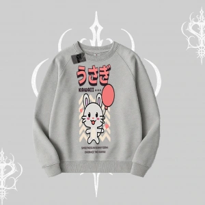 Biskilet Sweatshirt Usagi Kawaii Cute Heart Energy