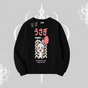 Biskilet Sweatshirt Usagi Kawaii Cute Heart Energy