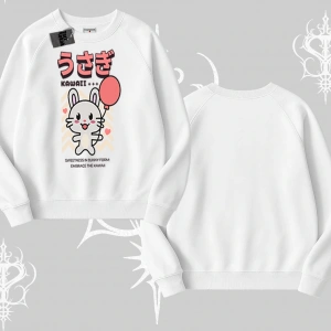 Biskilet Sweatshirt Usagi Kawaii Cute Heart Energy