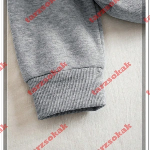 Biskilet Yaka Sweatshirt Beyaz 70 Karaman Özel Tasarım Plaka Detaylı