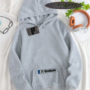 Biskilet Yaka Sweatshirt Beyaz 71 Kırıkkale Özel Tasarım Plaka Detaylı