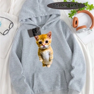 Biskilet Yaka Sweatshirt Beyaz EL GATO Özel Tasarım