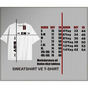 Biskilet Yaka Sweatshirt Beyaz Misfits Punk Özel Tasarım