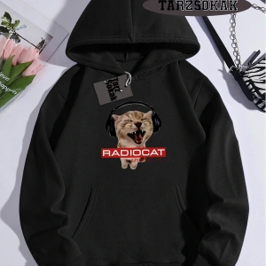 Biskilet Yaka Sweatshirt Beyaz Rock Grubu Radiohead Özel Tasarım