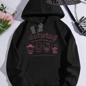 Biskilet Yaka Sweatshirt Beyaz Sanrio Hello Kitty Özel Tasarım