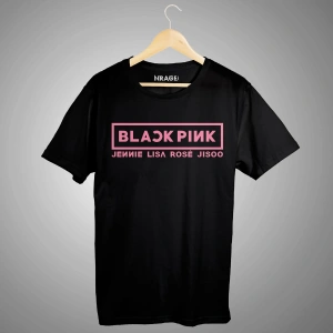 Black Pink Üyeler Siyah Tişört