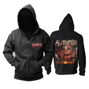 Black Sabbat Metal Song Fermuarlı Kapşonlu Hoodie 14082