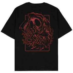 Blood Siyah Oversize Unisex T-shirt