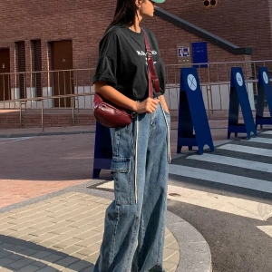 Blooming Vitality Baskılı Beyaz Oversize Tişört