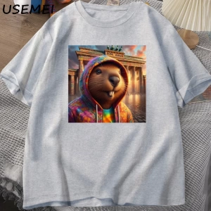 Bóbr Kurwa Gladyatör T Shirt Erkekler Kadınlar için Romanın Zafer Grafik T-Shirt Bober Beave 2833
