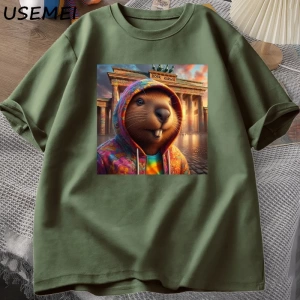 Bóbr Kurwa Gladyatör T Shirt Erkekler Kadınlar için Romanın Zafer Grafik T-Shirt Bober Beave 2833