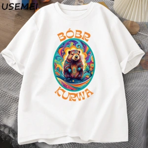 Bóbr Kurwa Gladyatör T Shirt Erkekler Kadınlar için Romanın Zafer Grafik T-Shirt Bober Beave 2833
