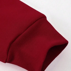 Bol Kesim Erkek Sıcak Astarlı Sweatshirt Harf Baskılı