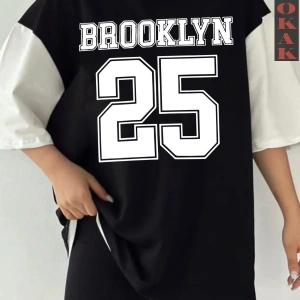 BROOK 25 Siyah Oversize Çift Renk