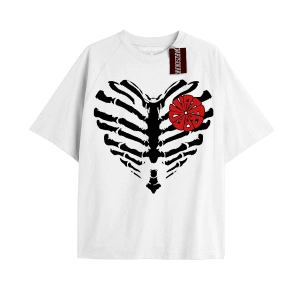 Brook Baskılı Oversize Kalıp Unisex T-shirt